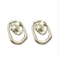 Brincos Feminino Vale Tudo Maria De Fátima Luxo Dourado e Prateado Tendênci