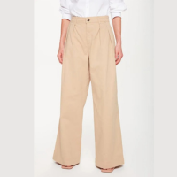 Calça de Alfaiataria Ampla com Pregas