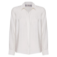 CAMISA FEMININA RECORTE COM FRANZIDO