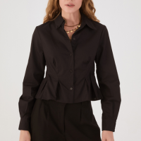 Camisa Algodão Peplum