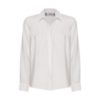 CAMISA FEMININA RECORTE COM FRANZIDO