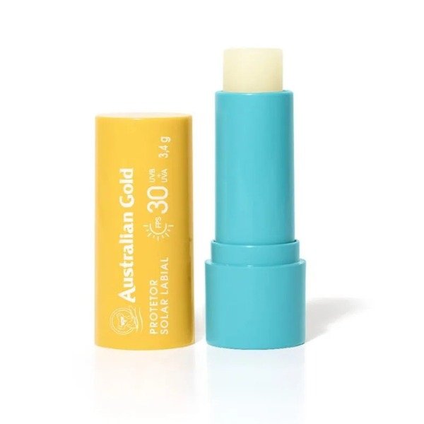 Protetor labial da Australian Gold une cuidado e proteção com FPS 30