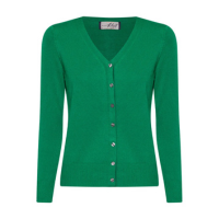 CARDIGAN FEMININO EM TRICOT DECOTE V BOTÕES