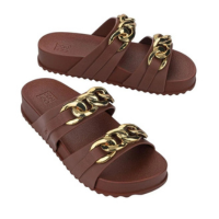 Chinelo Papete Zaxy On Feminino 19188 - Marrom