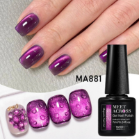 Conheça-Se Através De 7ml Uva Roxo Gato Gel Magnético Esmalte Geléia Vidro