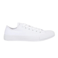 CONVERSE CHUCK TAYLOR MONOCHROME CANVAS HI BRANCO
