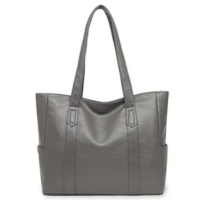 Crazy Bag Bolsa De Ombro Feminina De Couro PU Grande Capacidade Crossbody T