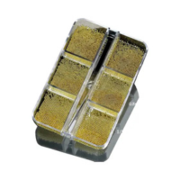 Decoração De Unhas Com Pérolas De Metal Misturado 3D Em Forma De Lua, Estre