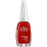 Esmalte cremoso vermelho ivete 8ml colorama