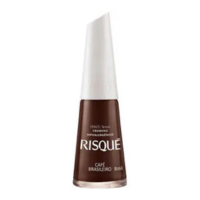 Esmalte Risqué Café Brasileiro Marrom Cremoso - Hipoalergênico 8ml