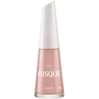Esmalte Risqué Chik Pop Rosa Claro Cremoso - Hipoalergênico 8ml