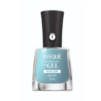 Esmalte Risqué Diamond Gel Azul Capri 9,5ml