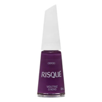 Esmalte Risqué Roxo Cremoso Violetraz o Novo 8ml