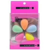 Kit 5 Mini Esponja gota De Maquiagem Para Base Corretivo Contorno - Shopmic