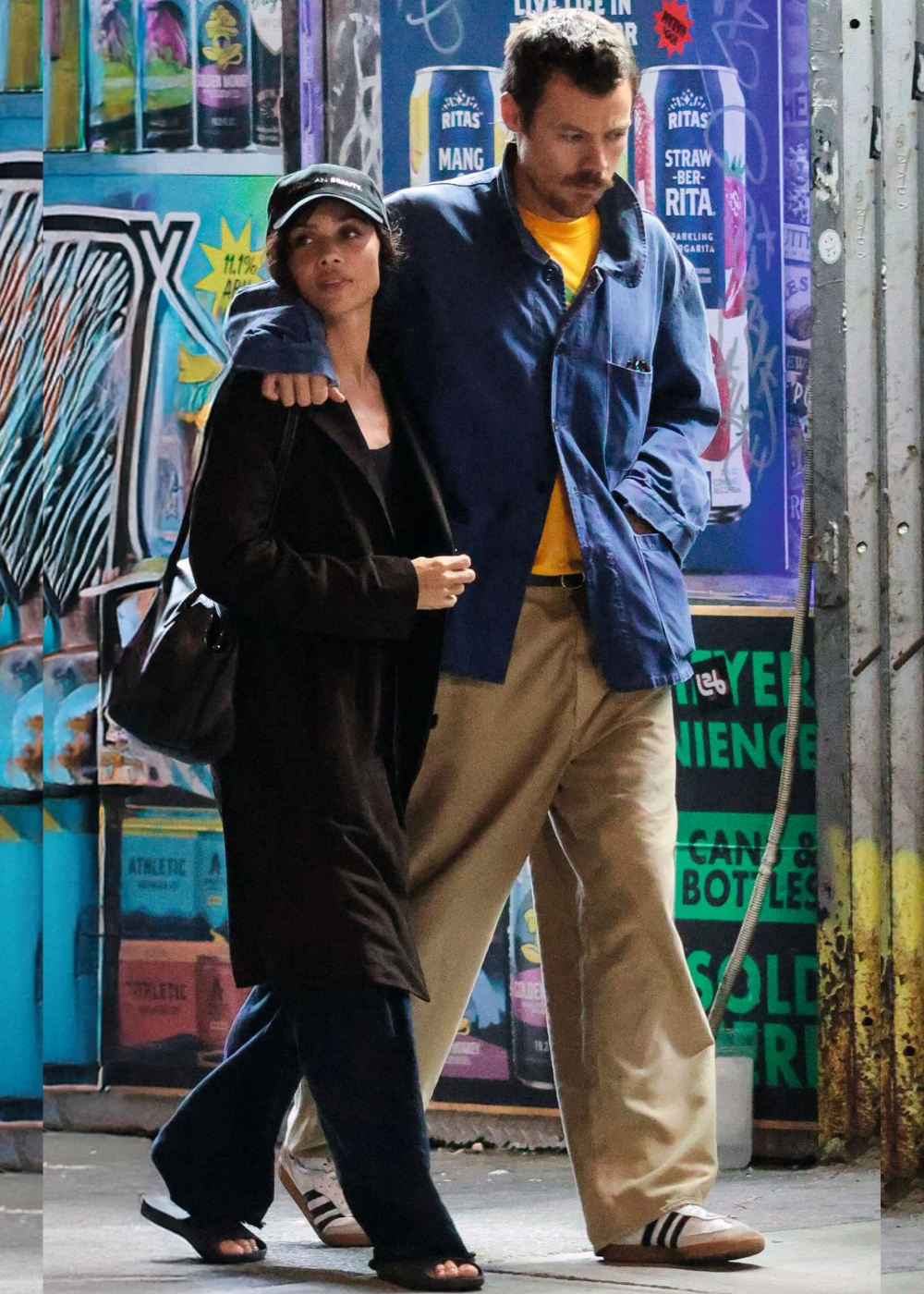 Zoë Kravitz e Harry Styles.