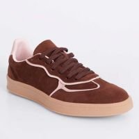 Tênis Feminino Casual Villarosa Suede Marrom