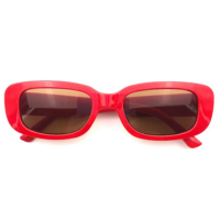 Óculos De Sol Retro Vintage Hype Vermelho Polarizado