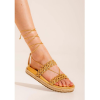 Papete Cecconello Soft c Amarração Feminina - Dourado