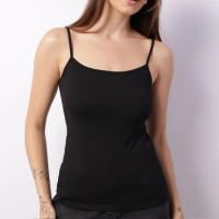 Regata Feminina Básica Alcinha Preta