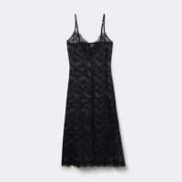 Camisola Longa Em Renda The Simplest Pleasures - Preto