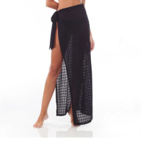 Saída De Praia Manly Saia Longa - Preto