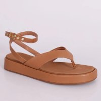 Sandália Rasterinha Feminina Vizzano Bege