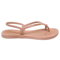 Sandalia Feminina Calce Facil Confortavel Style Dedo Light Tira Fina Terra