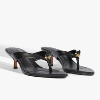 Sandália Mule Couro Marrom