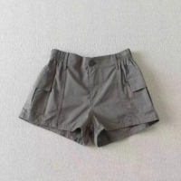 Shorts Cargo Vintage Streetwear para Mulheres, Cor Sólida, Verão Sexy, Cint