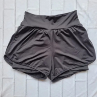 Short Duplo Fitness Academia Feminino Short Treino Caminhada Ginastica Roup