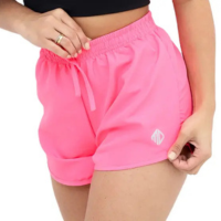 Short Esportes Feminino para academia caminhada saída de praia ar livre Tec