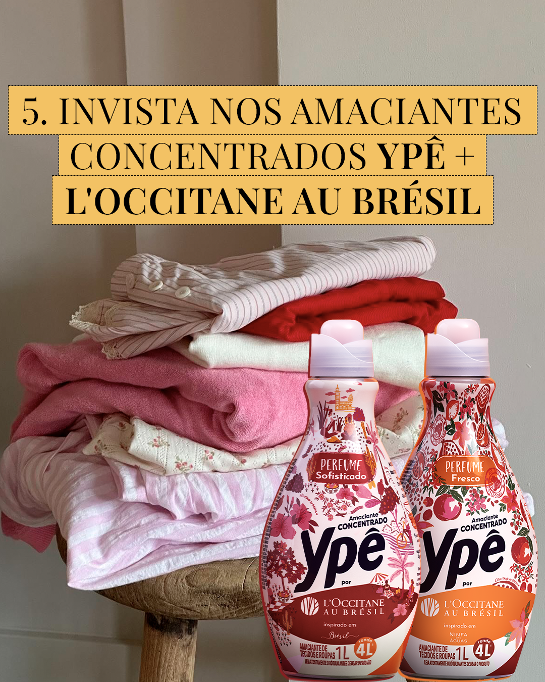 dica 5 de como deixar as roupas perfumadas