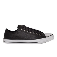 TÊNIS CONVERSE CHUCK TAYLOR ALL STAR COURO PRETO