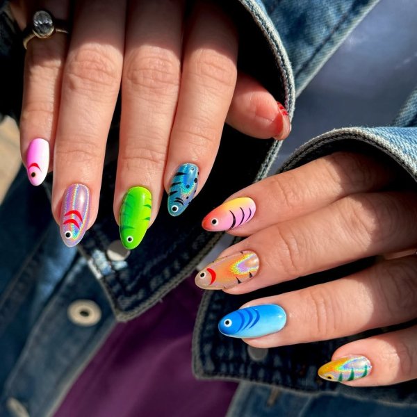 As unhas de peixe são a tendência inusitada do momento