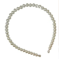 Tiara De Perola Fina Arquinho De Cabelo Feminino Blogueira - Lara Meline