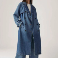 Trench Coat Jeans Levi\'s® Spade Lavagem Média