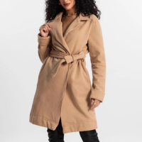 Trench Rovitex Coat Feminino - Marrom