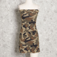 vestido camuflado zara