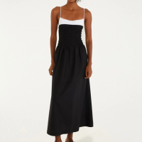 Vestido Bicolor Lastex