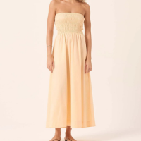 Vestido Lastex Posi Pêssego