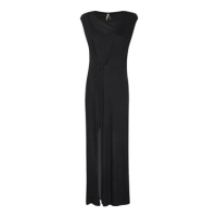 VESTIDO LONGO DETALHE PIERCING FRENTE