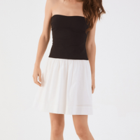 Vestido Curto Sem Alças