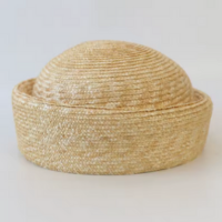 100% Natural round Straw hat for men women japanese summer sailor hat Beach