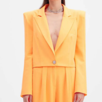 Blazer Alfaiataria Com Maxi Ombreira