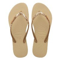 CHINELO HAVAIANAS SLIM GLITTER II AREIA