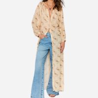 Vestido Chemise Estampa Sunny