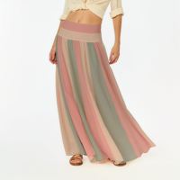 Saia Longa Ggt Tricolor