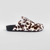 Mule Clog Dinamarca Cow Print
