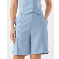 Bermuda PKS Alfaiataria Feminina - Azul