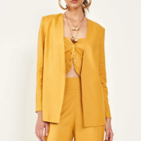 Blazer Alfaiataria Reto